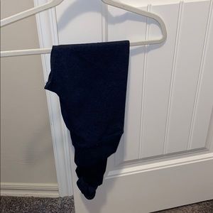 GOOD HYOUMAN LEGGINGS WITH CINCHED ANKLES